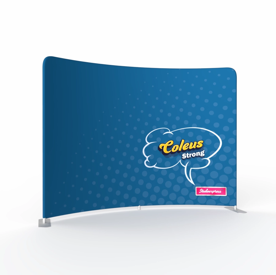 Ścianka Reklamowa Łukowa - Coleus Strong 300x230 cm | Druk Jednostronny