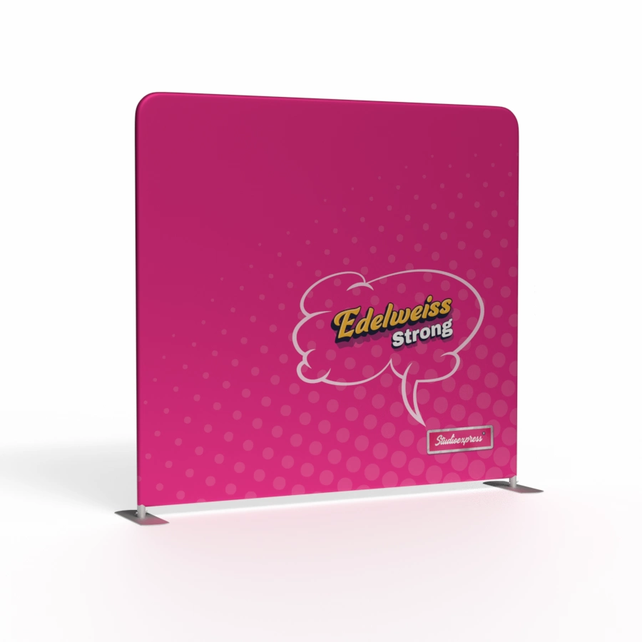 Ścianka Reklamowa 240 x 230 cm Edelweiss - Strong + Torba na kółach Gratis