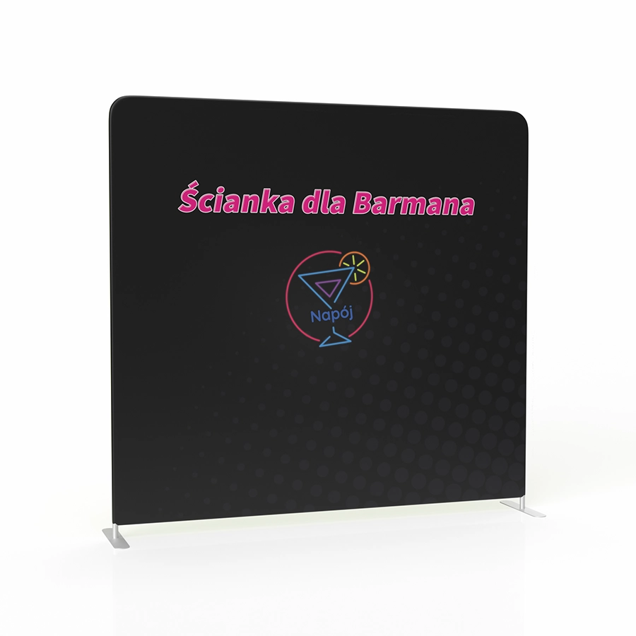 Ścianka Reklamowa dla Barmana Prosta | Edelweiss  