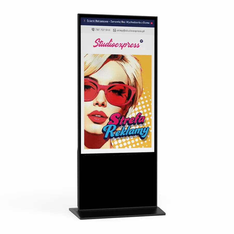 Dotykowy Kiosk Multimedialny 65 cm - Model Showroom