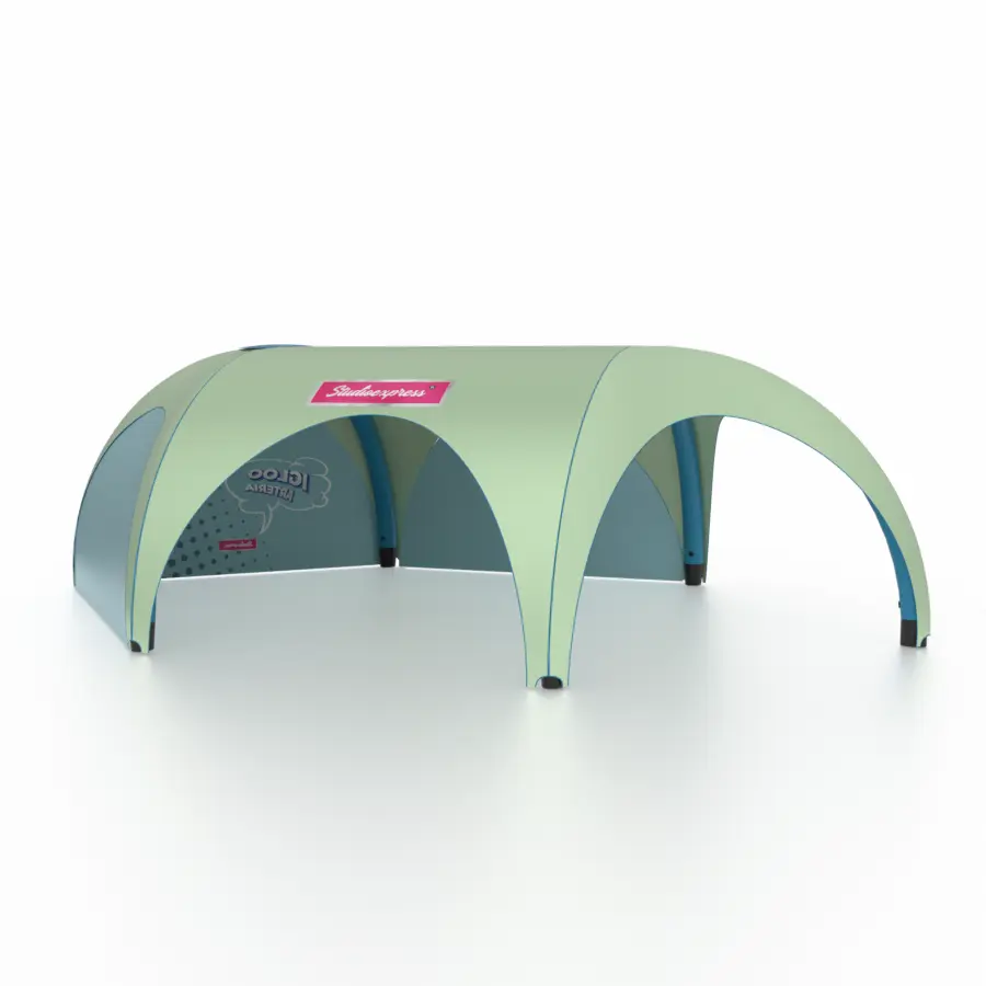 Namiot dmuchany z nadrukiem Igloo Arteria plus 3 ściany.webp