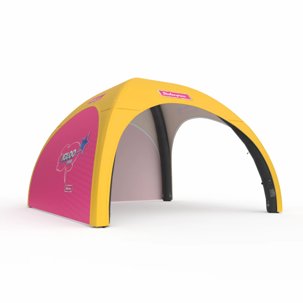 Namiot stałociśnieniowy Igloo Star na power bank z dwoma ścianami