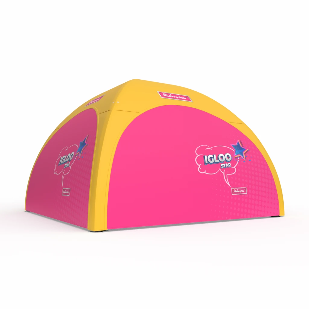 Namiot stałociśnieniowy Igloo Star 6x6 na power bank z czterema ścianami