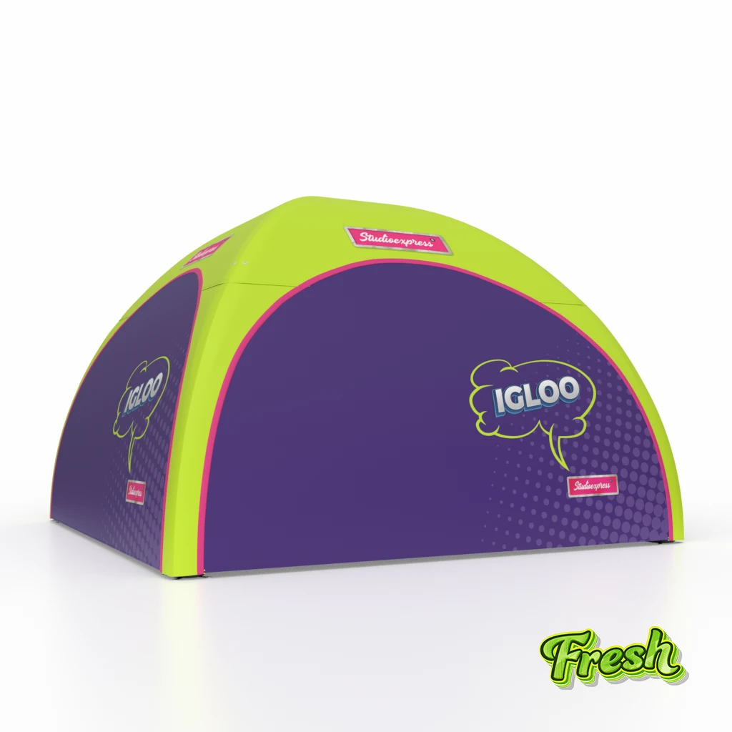 Namiot Reklamowy Dmuchany 4x4 - Igloo Fresh na Power Bank
