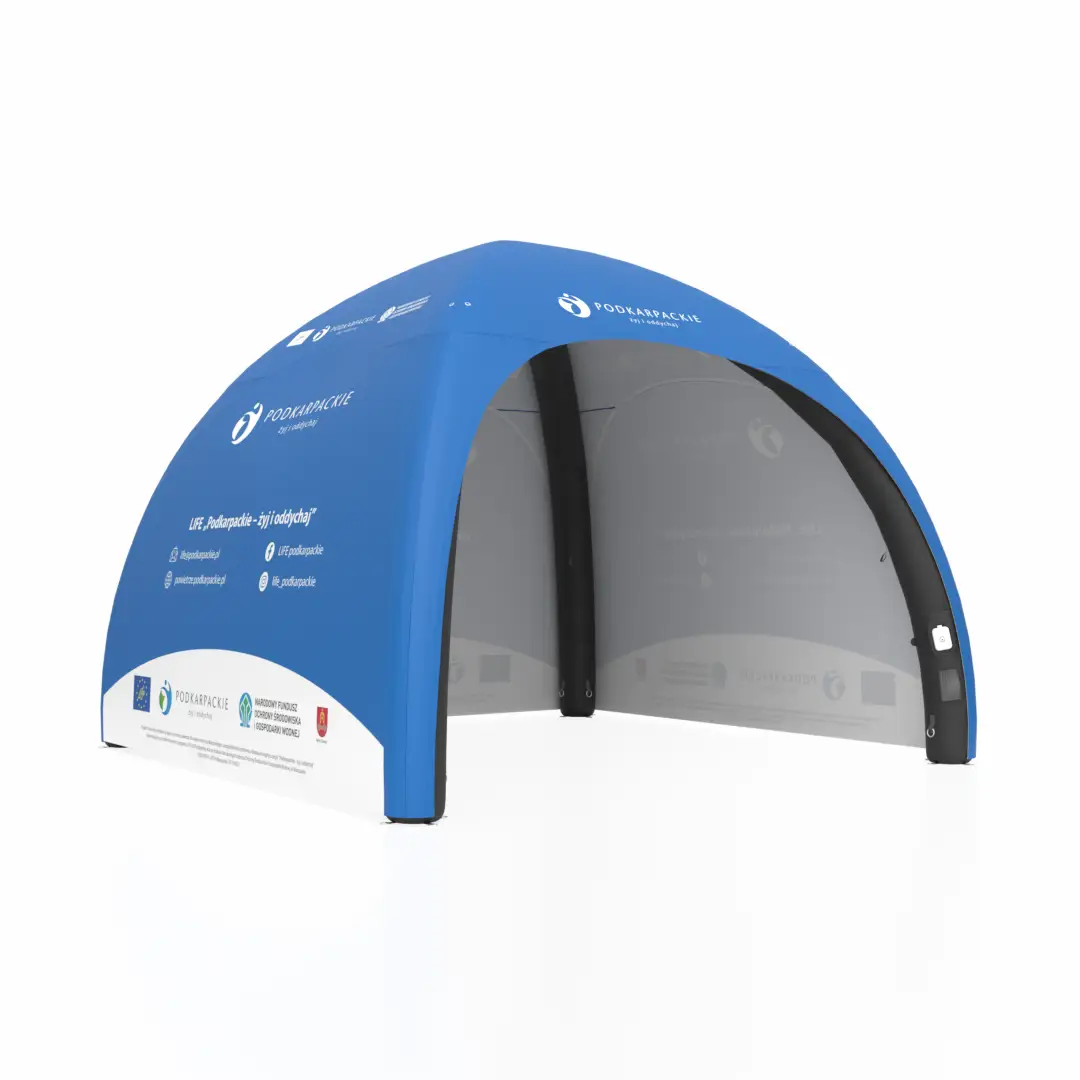 Namiot stałociśnieniowy Igloo Life 3x3 z Herbem Gminy na Power Bank
