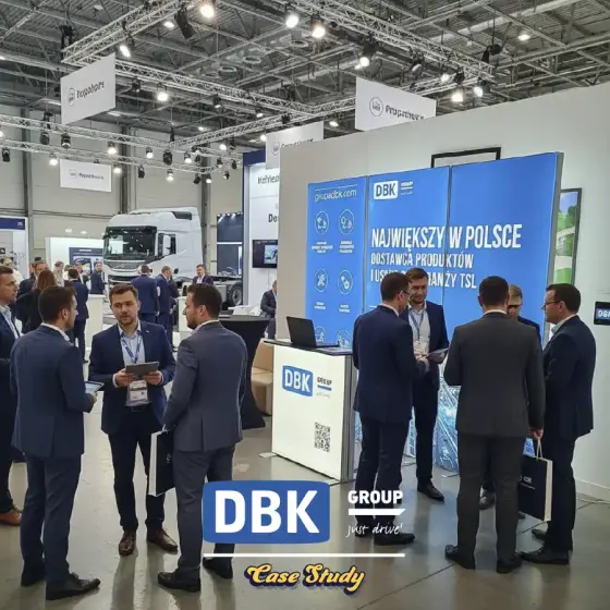 Case Study DBK Group —Wyspowe Stoisko LED Montowane w 15 minut